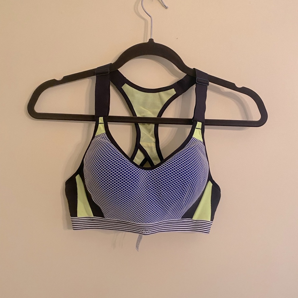 Navy Blue & Neon Victoria’s Secret Sports Bra
